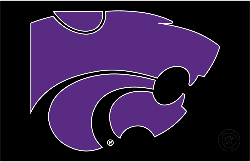 Kansas State Wildcats 1989-2019 Primary Dark Logo iron on transfers for T-shirts